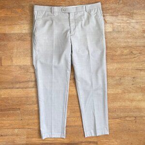 Joseph Abboud Pants Size 38x28 Wool Blend Beige/Oatmeal Trousers